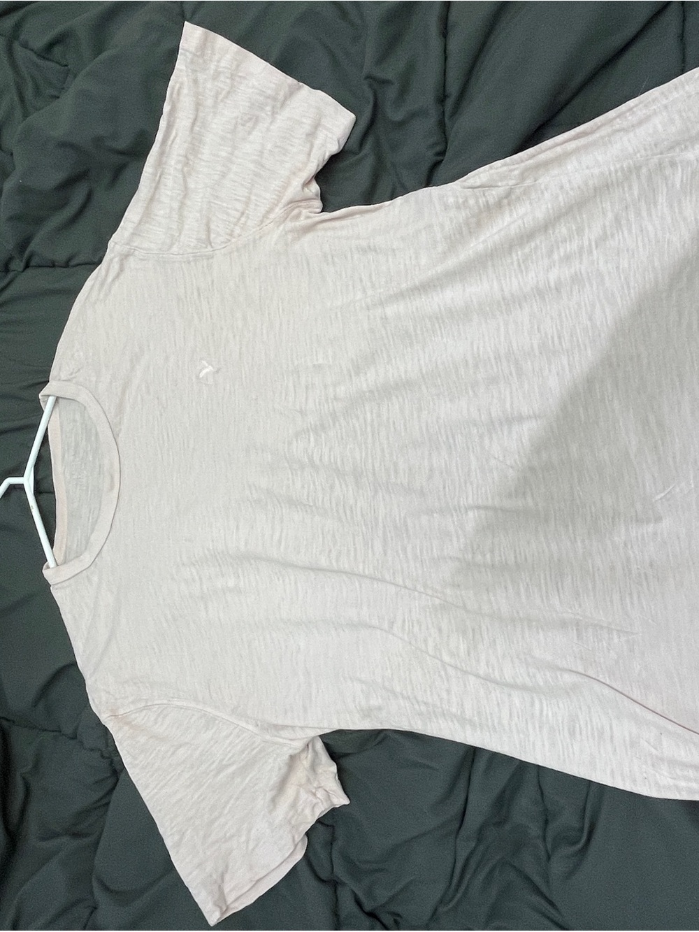 Men's American eagle Lightweight Crewneck Tee - Pale Pink
